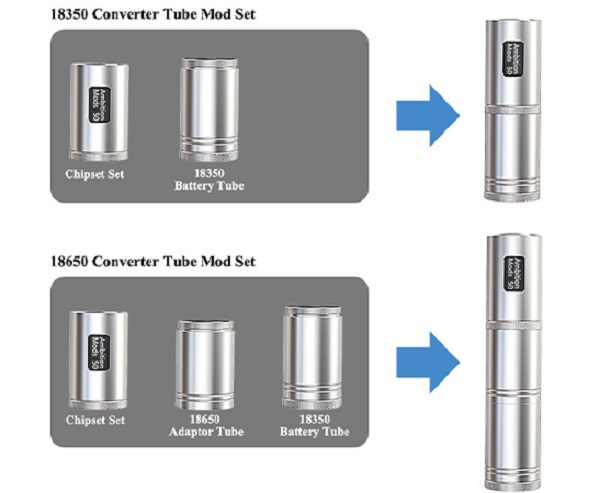 Converter Tube Mod Ambition Mods | Svapoebasta